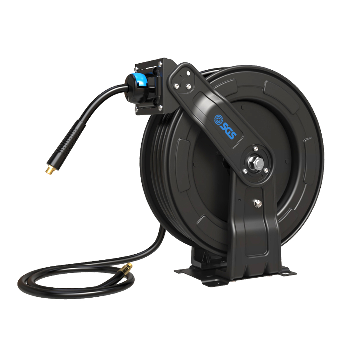 SGS Wall-Mountable Auto Air Hose Reel | 20m | Open Frame